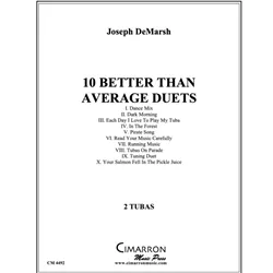 10 Better Than Average Duets for 2 Tubas