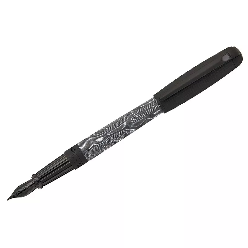 (Bottom Shelf) S.T. Dupont Line D Large Carbon Fountain Pen – Dark Storm