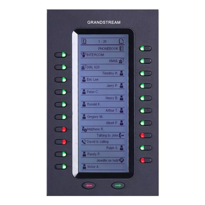 *LS* Grandstream GXP2200 Extension Module, 20 key Expansion Module, 128×384 LCD for GXP2140, GXP2170 & GXV3240