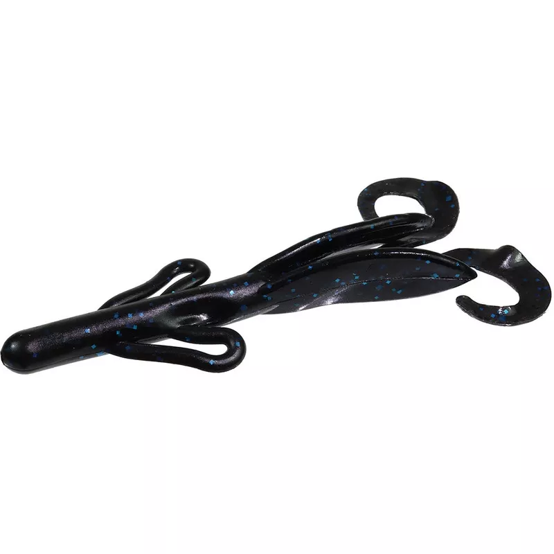 Zoom Brush Hog Creature Bait – 6 Inch Black Blue FQ12843607
