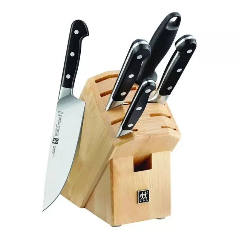 Zwilling Pro 6 PC Knife Block Set One of Henckels Best Blocks